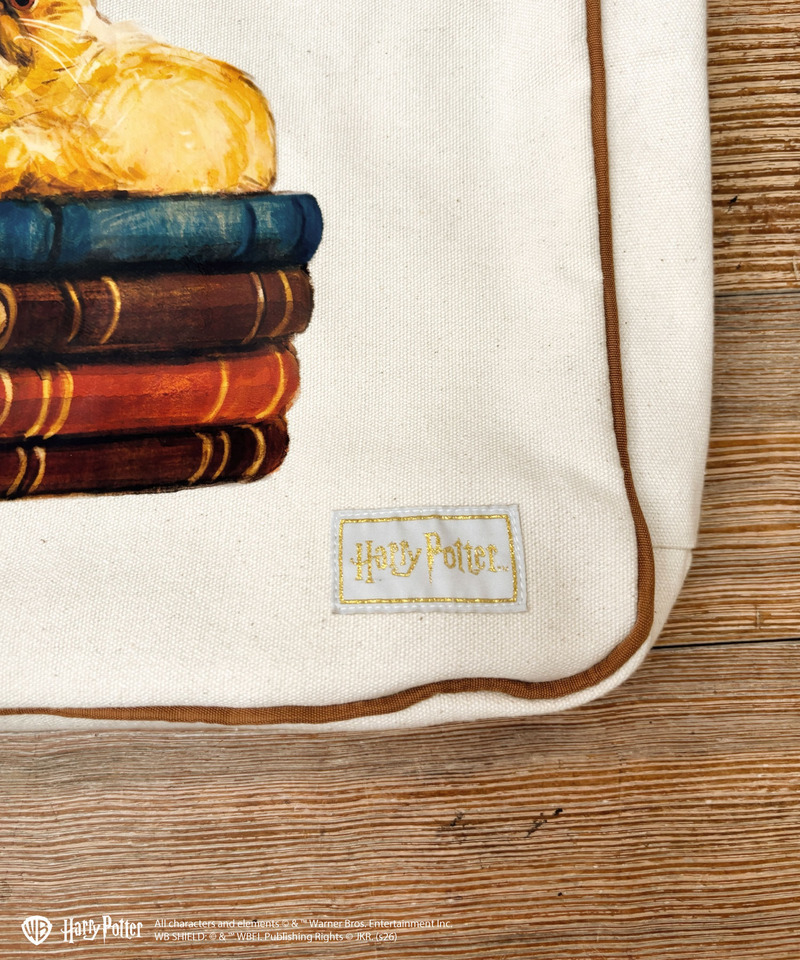 【Harry Potter】キャットプリント トートバッグ 詳細画像 グレー 14