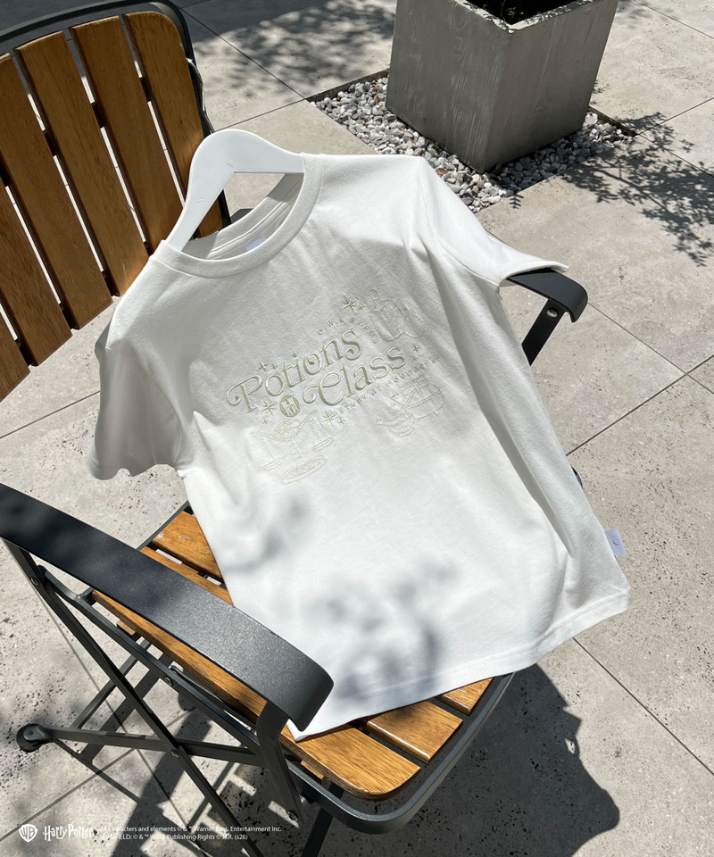 【Harry Potter】魔法薬学 刺繍 Tシャツ 詳細画像 オフホワイト 2