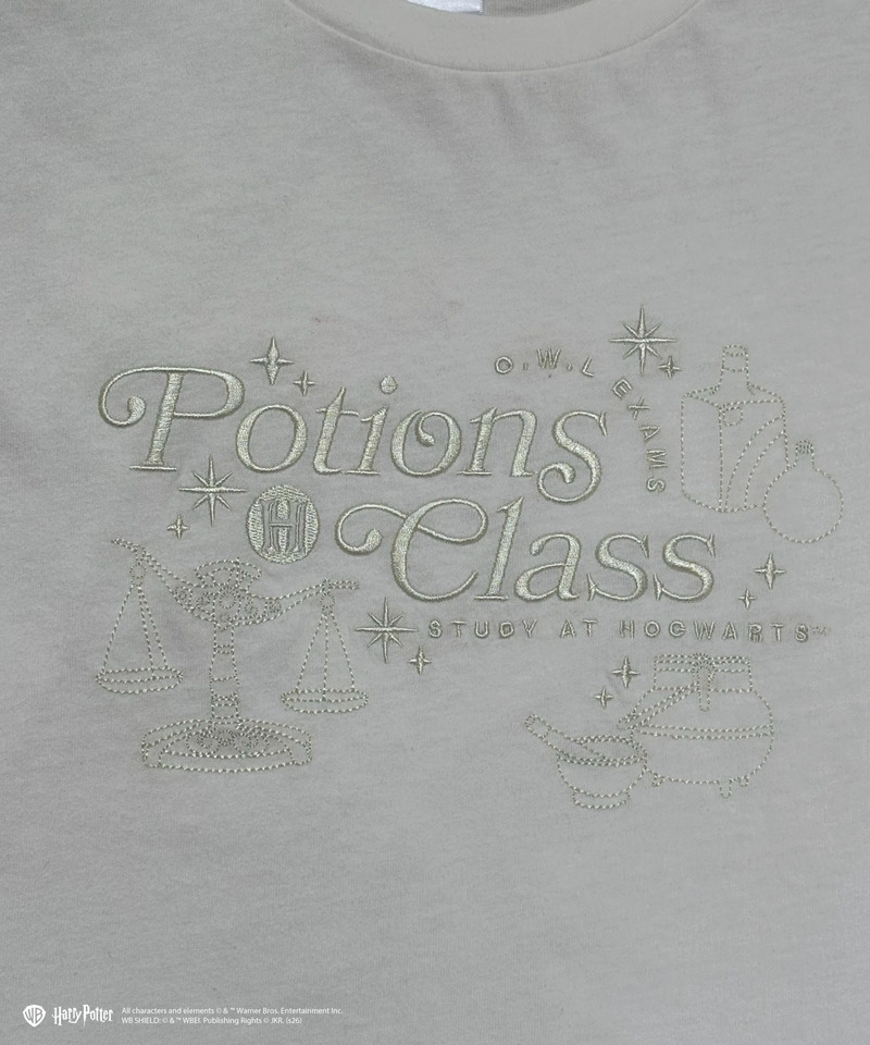 【Harry Potter】魔法薬学 刺繍 Tシャツ 詳細画像 オフホワイト 7