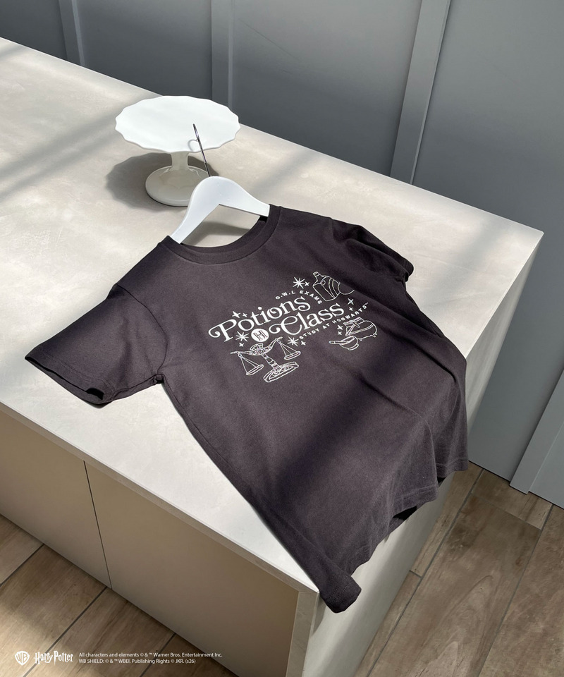 【Harry Potter】魔法薬学 刺繍 Tシャツ 詳細画像 ブラック 2