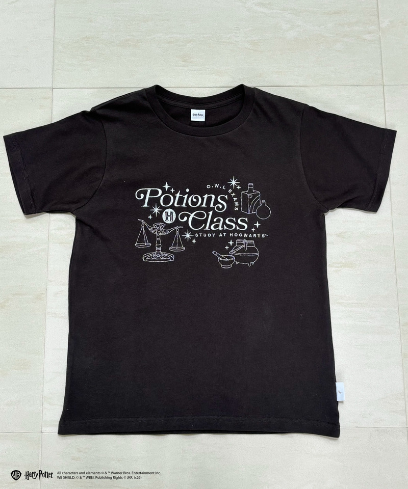 【Harry Potter】魔法薬学 刺繍 Tシャツ 詳細画像 ブラック 6