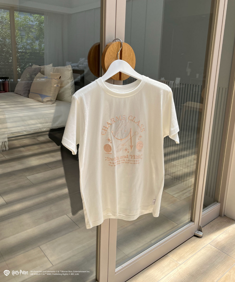 【Harry Potter】呪文学 刺繍 Tシャツ 詳細画像 オフホワイト 2