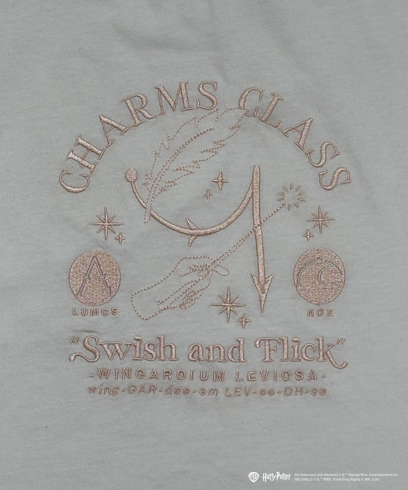 【Harry Potter】呪文学 刺繍 Tシャツ 詳細画像 オフホワイト 7