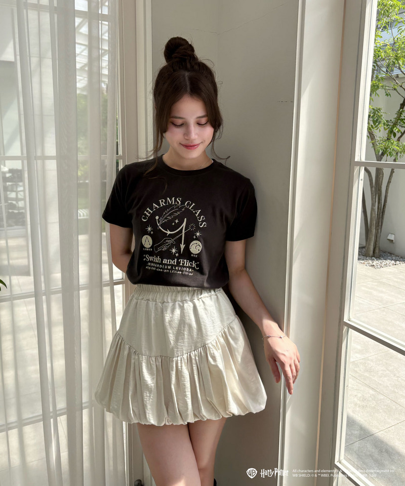 【Harry Potter】呪文学 刺繍 Tシャツ 詳細画像 ブラック 4