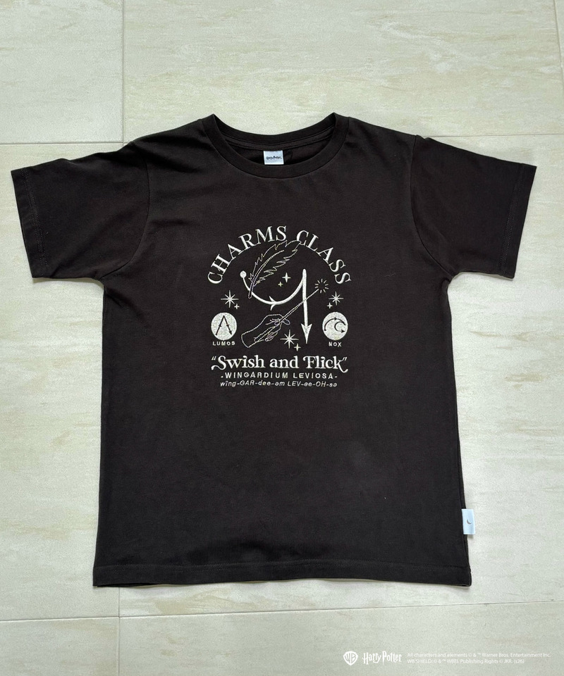 【Harry Potter】呪文学 刺繍 Tシャツ 詳細画像 ブラック 6