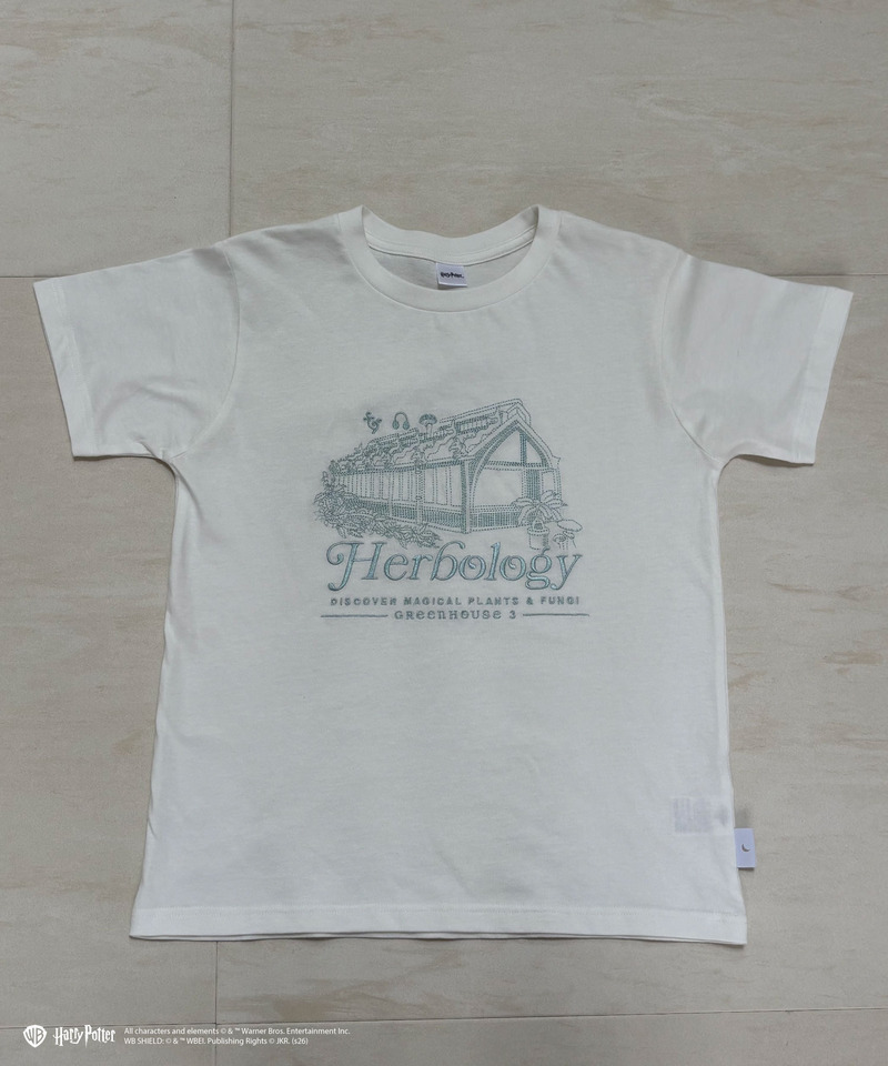 【Harry Potter】薬草学　刺繍 Tシャツ 詳細画像 オフホワイト 6