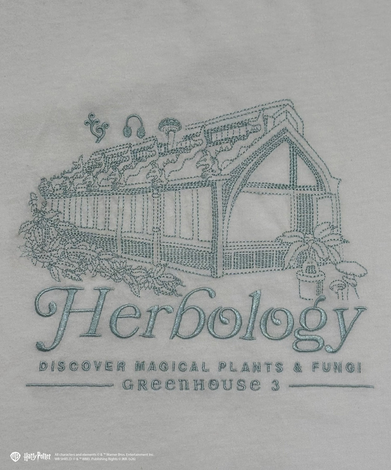 【Harry Potter】薬草学　刺繍 Tシャツ 詳細画像 オフホワイト 7
