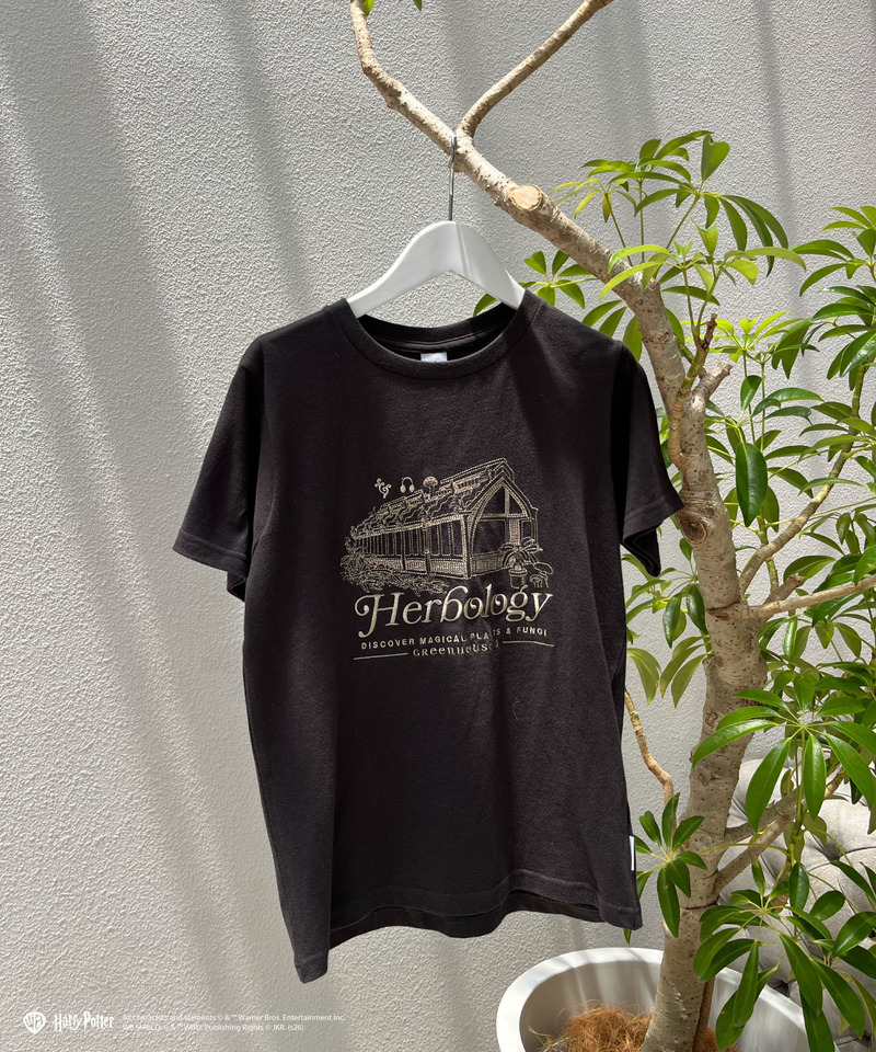 【Harry Potter】薬草学　刺繍 Tシャツ 詳細画像 ブラック 2