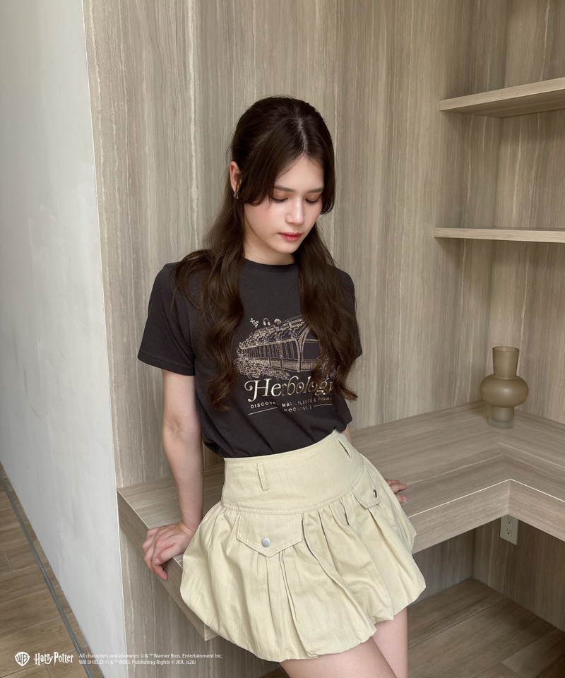 【Harry Potter】薬草学　刺繍 Tシャツ 詳細画像 ブラック 3