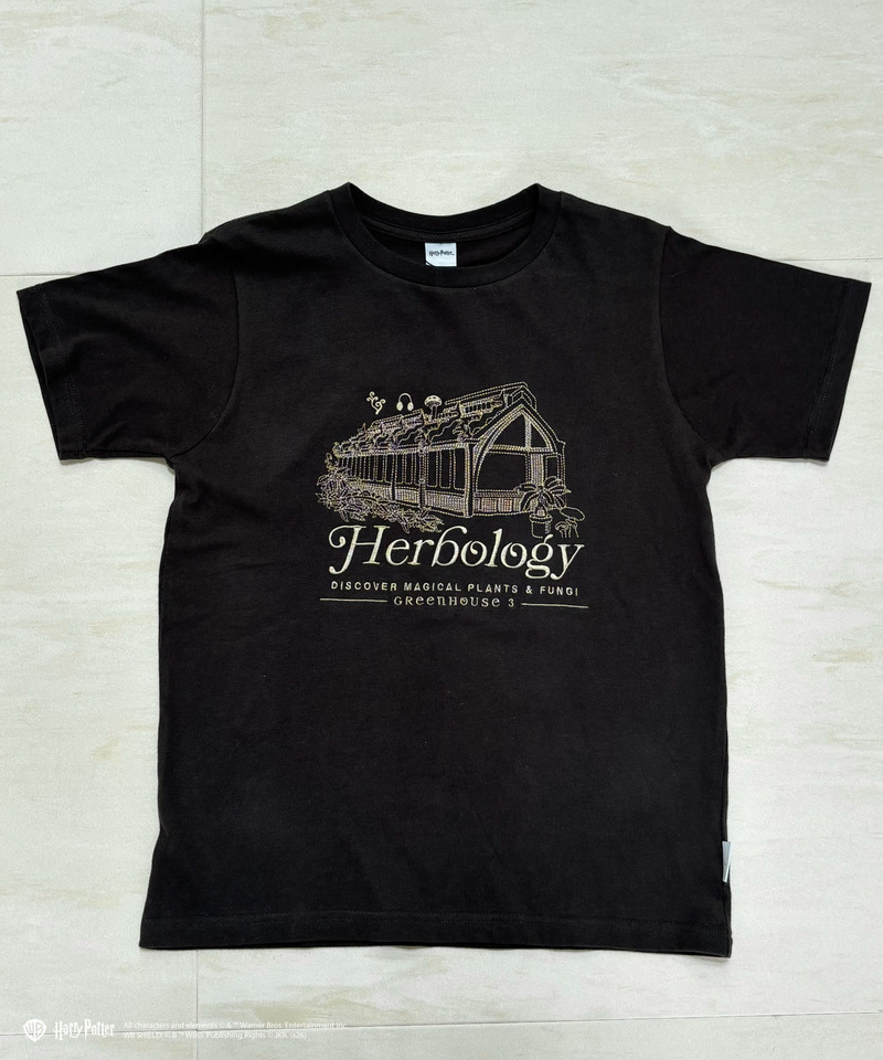 【Harry Potter】薬草学　刺繍 Tシャツ 詳細画像 ブラック 6