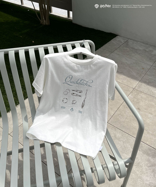 【Harry Potter】クィディッチ プリント Tシャツ 詳細画像