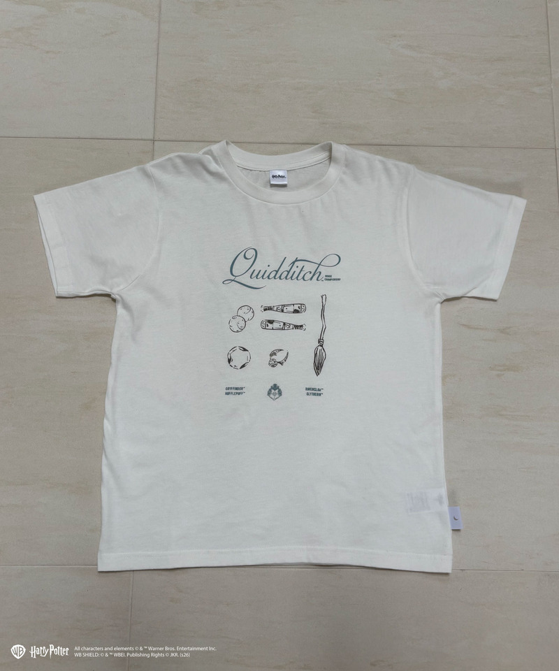 【Harry Potter】クィディッチ プリント Tシャツ 詳細画像 オフホワイト 10