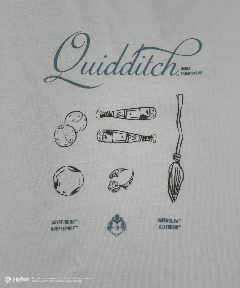 【Harry Potter】クィディッチ プリント Tシャツ 詳細画像 オフホワイト 11
