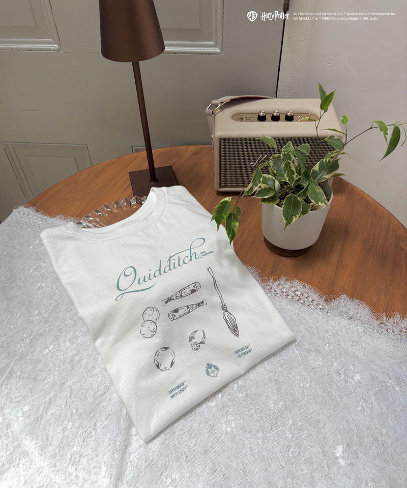 【Harry Potter】クィディッチ プリント Tシャツ 詳細画像 オフホワイト 2