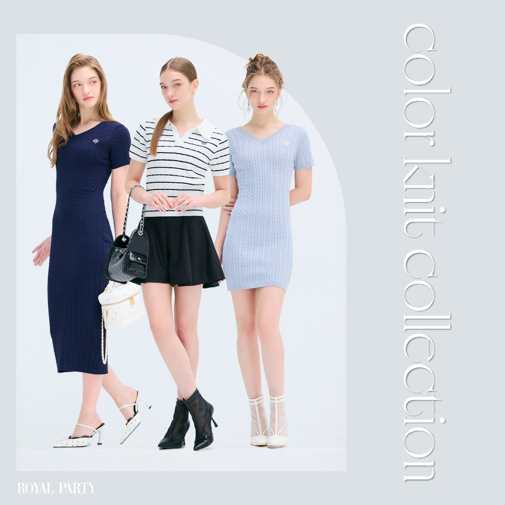 color knit collection【ROYAL PARTY】