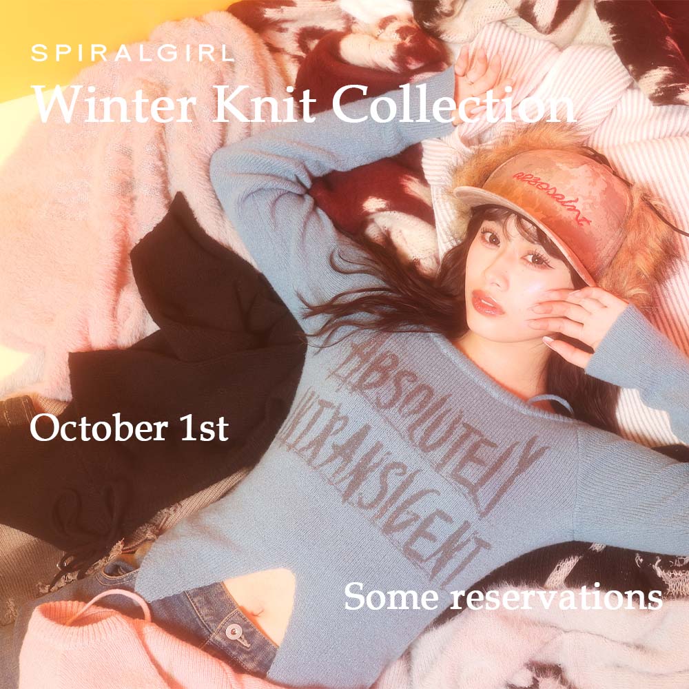 SPIRALGIRL 2025/AW KNIT COLLECTION