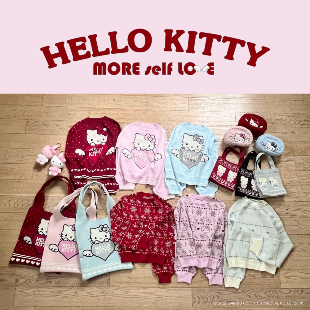 【HELLO KITTY × MORE self LOVE】POPUP決定！