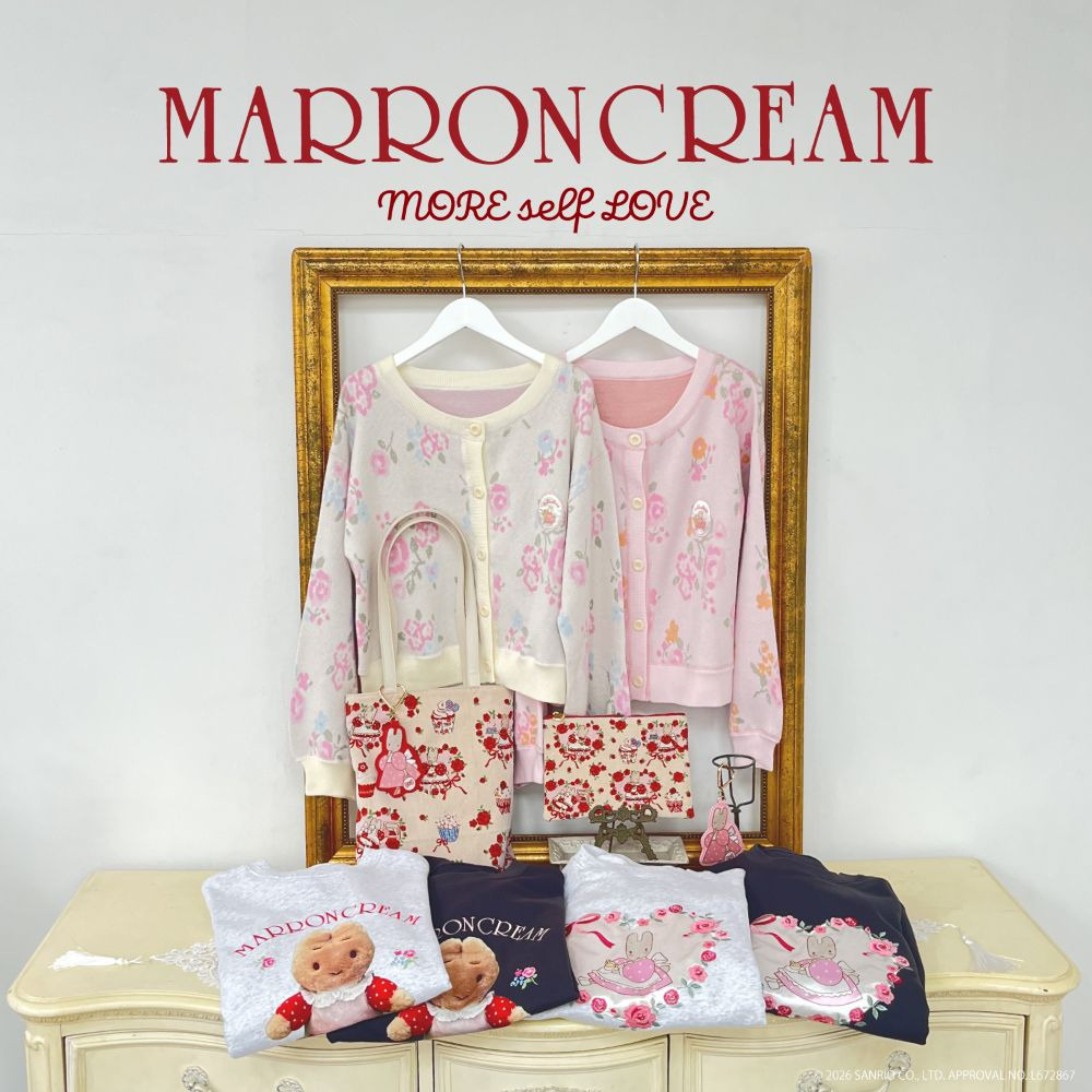 【MARRONCREAM × MORE self LOVE】POPUP決定！